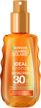 Garnier Ambre Solaire Ideal Bronze Invisible Spray Spf30150Ml Solcreme Krop Nude Garnier
