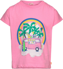 Short Sleeves Tee-Shirt Tops T-Kortærmet Skjorte Pink Billieblush