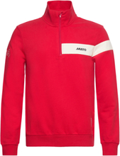 Musto 64 1/2 Zip Sweat Sport Sweatshirts & Hoodies Sweatshirts Red Musto