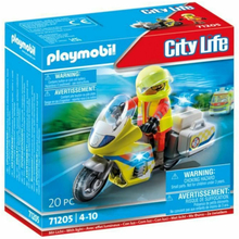 Fordonsspel Playmobil 71205 Motorcykel 20 Delar