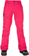 VOLCOM HALLAN PANT Damen Schnee-Hosen Winter-Hose mit Durable Water Repellent und Zip Tech System H1352107 MAG Pink