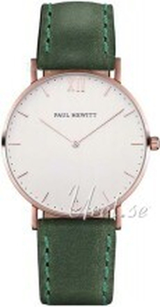 Paul Hewitt PH-6455181K Sailor Line Sølvfarvet/Læder Ø36 mm