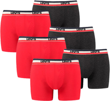 Levi's 6-pack boxershorts 200SF red antraciet