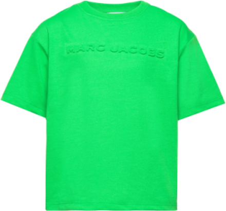 Short Sleeves Tee-Shirt Tops T-Kortærmet Skjorte Green Little Marc Jacobs