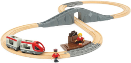 Startsæt Med Passagertog Toys Toy Cars & Vehicles Toy Vehicles Train Accessories Multi/patterned BRIO