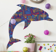 Stickers vissen kunst dolfijn