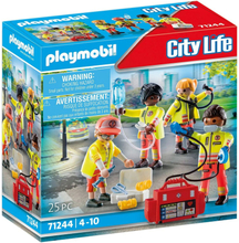 Playset Playmobil 71244 City Life Rescue Team 25 Delar