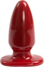Classic Red Buttplug, Large | stor röd analplugg