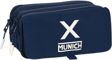 Tredubbel Carry-all Munich Marino Marinblå