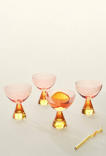 AYLA cocktailglas 4-pack Rosa/amber