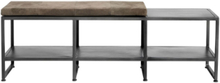 Bænk Bronx L Home Furniture Chairs & Stools Stools & Benches Black Muubs