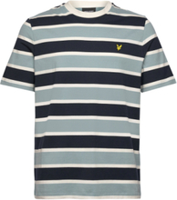 Stripe T-Shirt Tops T-Kortærmet Skjorte Blue Lyle & Scott