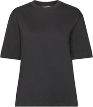 "Bytrollo Crew Neck Tshirt - Tops T-shirts & Tops Short-sleeved Black B.young"