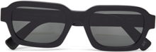 Caro Black Accessories Sunglasses D-frame- Wayfarer Sunglasses Black RetroSuperFuture