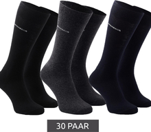 30 Paar McGREGOR Strümpfe Freizeit-Socken Oeko-Tex zertifiziert Business-Socken im Vorteilspack Schwarz, Dunkelblau oder Grau
