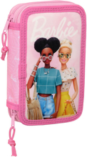 Pennfodral med tillbehör Barbie Girl Rosa 12.5 x 19.5 x 4 cm