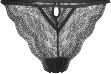 Isabelle Tanga Brazilian R Lingerie Panties Brazilian Panties Svart Hunkemöller*Betinget Tilbud
