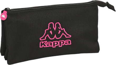 Tredubbel Carry-all Kappa Black and pink Svart