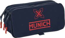 Tredubbel Carry-all Munich Flash 21,5 x 10 x 8 cm Marinblå