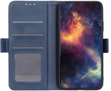 Casecentive Magnetische Leren Wallet case iPhone 12 / iPhone 12 Pro blauw
