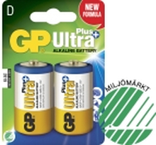 Batteri GP Batteries Alkaline Ultra Plus D LR20 2-p