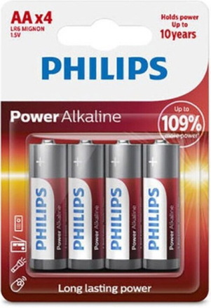 Philips Power AA 4-pack Batterier AA