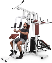 Ultimate Gym 9000 7 stationer upp till 150kg QR-stål vitt