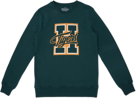 Stranger Things H Tigers Sweatshirt - Green - XL