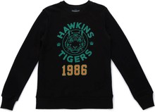 Stranger Things Hawkins Tigers 1986 Sweatshirt - Black - XS