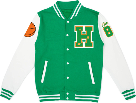 Stranger Things Hawkins High School Varsity Jacket & Patches - Green/White - M