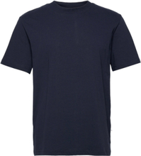 Slhrelaxcolman Ss O-Neck Tee Noos T-shirts Short-sleeved Marineblå Selected Homme*Betinget Tilbud