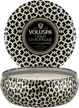 Voluspa 3-Wick Tin Candle Crisp Champagne - 340 g