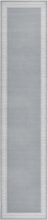 vidaXL Teppeløper BCF grå med motiv 100x500 cm