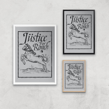 The Witcher Justice For Roach Giclee Art Print - A4 - Print Only