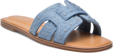 "Elenaa Shoes Summer Shoes Flat Sandals Blue ALDO"