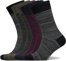 Socks 6-P, 6 Pc/Pack Underwear Socks Regular Socks Blå TOPECO*Betinget Tilbud