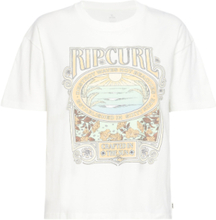 Long Days Relaxed Tee Sport T-shirts & Tops Short-sleeved White Rip Curl