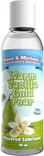 Warm Vanilla Gold Pear Flavored Lubricant 50ml Glidecreme med smag