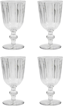 Wine Glass, Groove, Clear Home Tableware Glass Wine Glass Red Wine Glasses Nude Nicolas Vahé