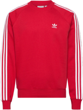 Adicolor Classics 3-Stripes Crew Sweat-shirt Genser Rød Adidas Originals*Betinget Tilbud
