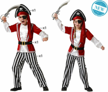 Maskeraddräkt för barn Multicolour Pirater Pirat - 7-9 år