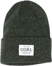 Coal The Uniform Beanie kuschelige Winter-Mütze warme Kopfbedeckung mit Logo-Patch 2202072-OBM Olivgrün/Schwarz