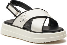 Sandaler Calvin Klein Jeans Platform Sandal V3A2-80831-1688 M White 100