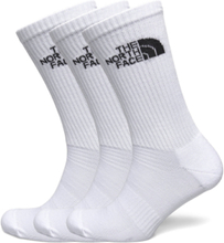 Multi Sport Cush Crew Sock 3P Sport Socks Regular Socks White The North Face