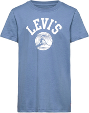 Levi's® Surfs Up Tee Tops T-Kortærmet Skjorte Blue Levi's