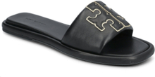 Double T Sport Slide Designers Sandals Flat Black Tory Burch