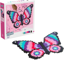 Plus-Plus Puzzle By Number Butterfly 800Pcs Toys Building Sets & Blocks Building Sets Multi/patterned Plus-Plus