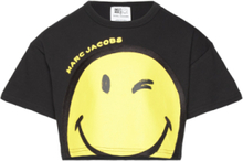 "Short Sleeves Tee-Shirt T-shirt Black Little Marc Jacobs"