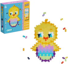 Plus-Plus Puzzle By Number Chick 250Pcs Toys Building Sets & Blocks Building Sets Multi/patterned Plus-Plus