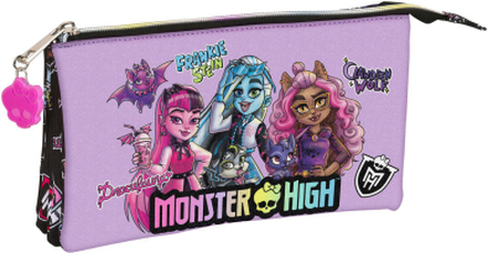 Dubbel bär-allt Monster High Creep Svart 22 x 12 x 3 cm